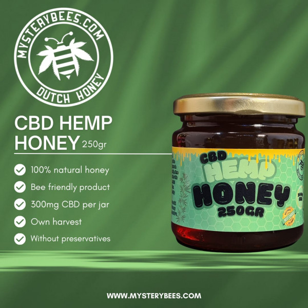 MysteryBees CBD Hemp Honig