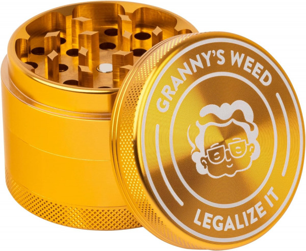 Premium Aluminium Grinder | 4-teilig | Gold