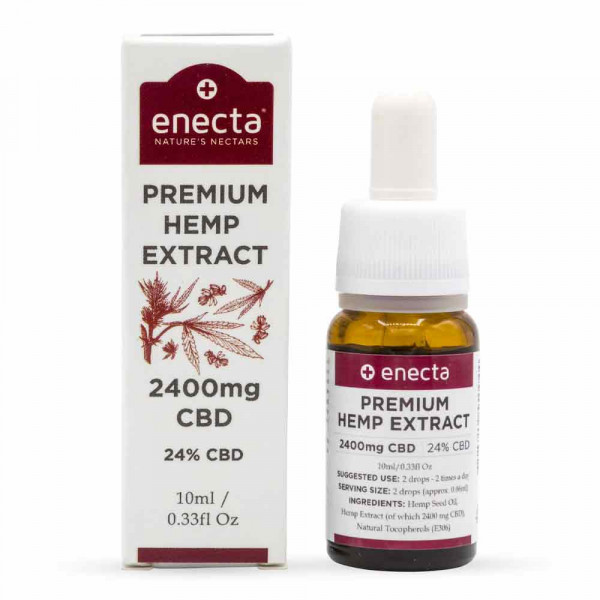 Enecta Premium Hemp Extract CBD Öl 24% (2.400mg) – 10ml