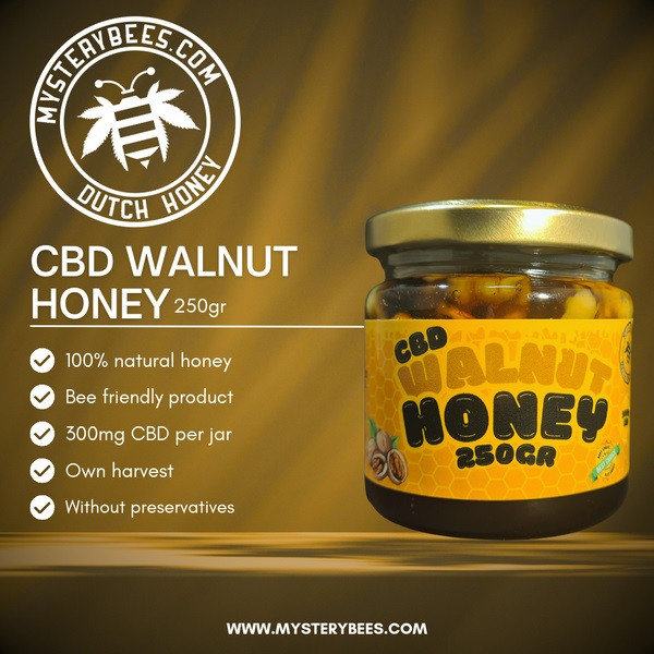 MysteryBees CBD Walnuss Honig