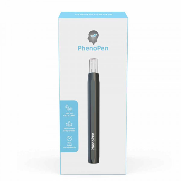 PhenoPen - Der PREMIUM CBD LIQUID Vape Pen - Inhalator mit über 75% Cannabinoid Konzentrat 360mg CBD