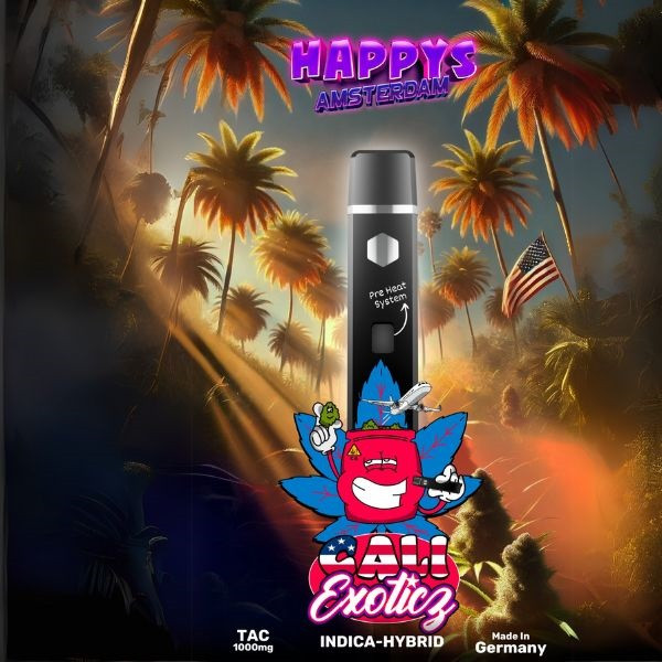 Happy‘s Amsterdam 1000mg TAC Vape – Cali Exoticz