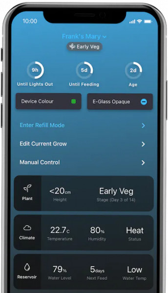 Mary AG Model Z vollautomatische Grow Station mit App Support