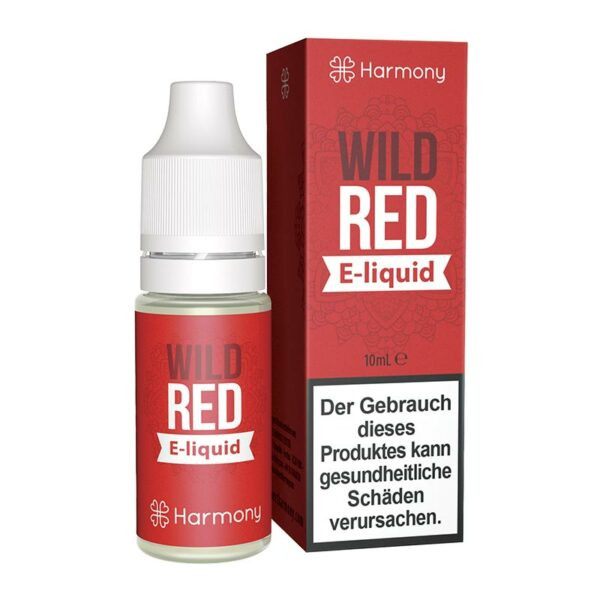 Harmony - CBD E-Liquid 6% (600mg) - 10ml Wild Red