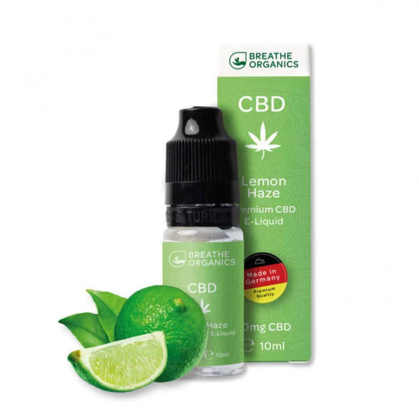 Breathe Organics - CBD E-Liquid 6% (600mg) - 10ml Lemon Haze