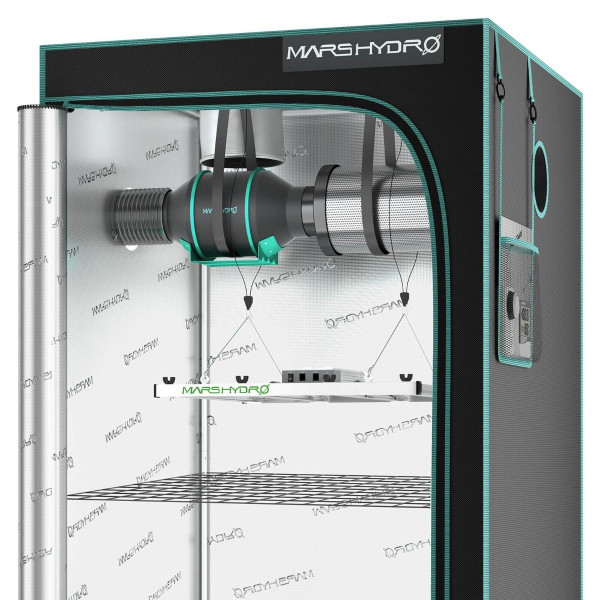 MARS HYDRO FC-E3000 LED GROW LIGHT + 3.3'X3.3'(100X100X180CM) COMPLETE GROW TENT KITS