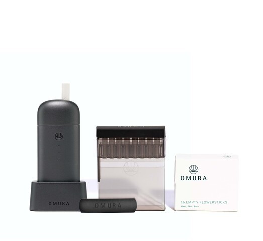 OMURA COMPLETE SET Series X1 Slate Vaporizer aus Metall für Flowersticks