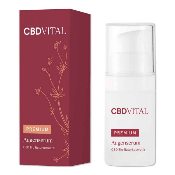 CBD VITAL - Premium - Augenserum - CBD Serum mit (75mg) CBD – 15ml