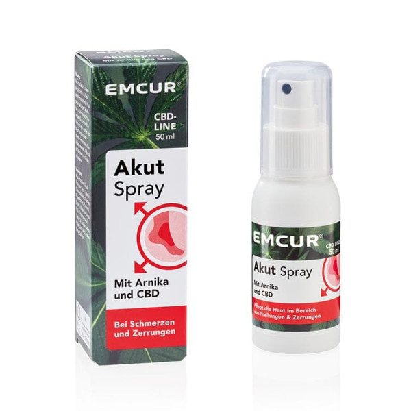 Emcur - Akut Spray mit Arnika und CBD - 50ml
