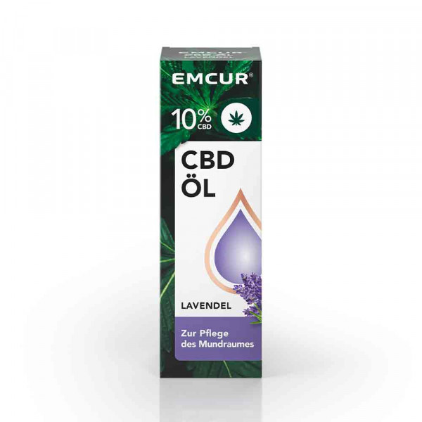 Emcur CBD Öl 10% (500mg) - 5ml Lavendel