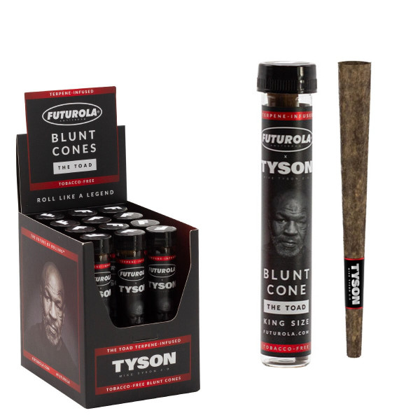Tyson 2.0 Terpene-Infused Blunt Cones (Tobacco Free) (12pcs in Display)