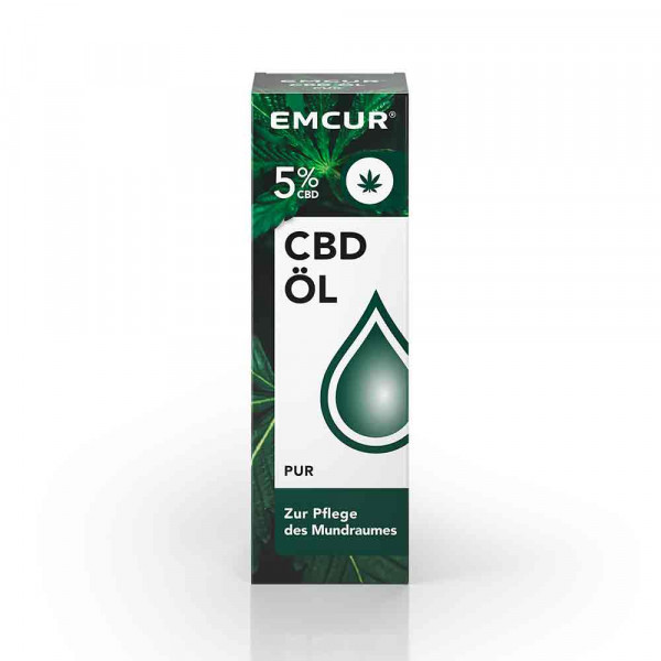 Emcur CBD Öl 5% (250mg) - 5ml Pur